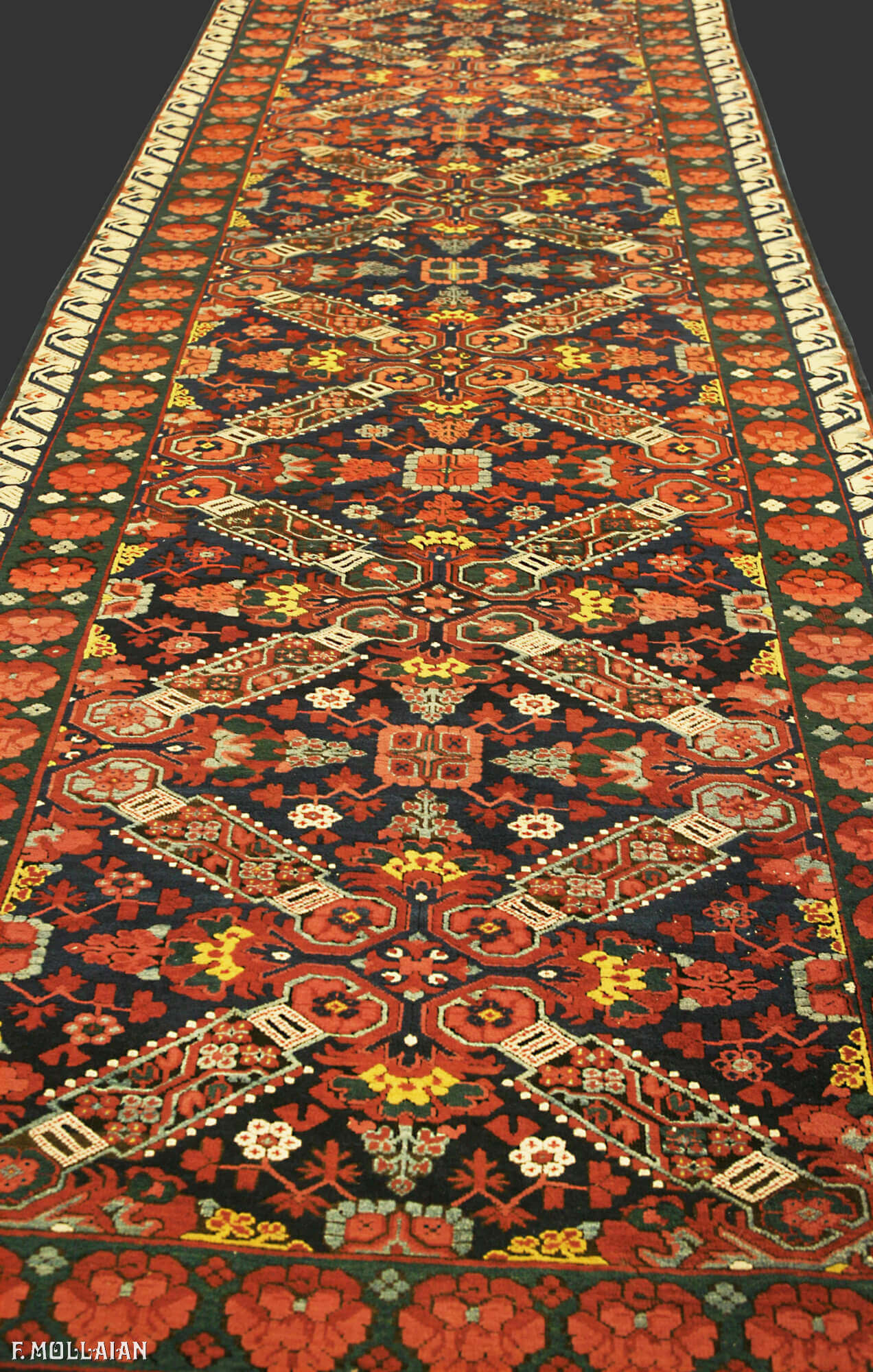 Tapis Couloir Caucasien Antique Seychour (Zeikhur) n°:36480452